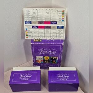 Trivial Pursuit TV Edition Card Set (#6052) For Use with Master Game 1991
